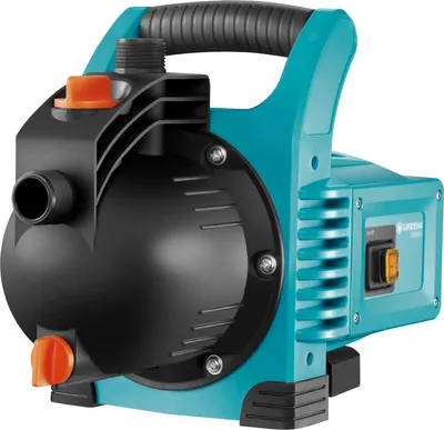 Produktbild von Gardena 1707, 600 W, 3,6 bar, 3100 l/h, IPX4, Schwarz, Blau