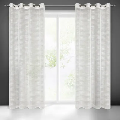 Zdjęcie produktu dla Zasłona ASTERA kremowa 140x250 cm z oczkami zasłona z oczkami