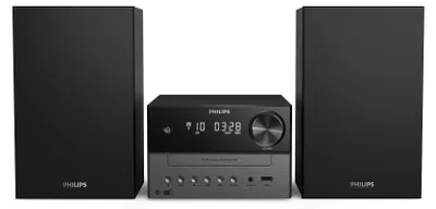 Zdjęcie produktu dla Philips TAM3505/12, System micro domowego audio, Czarny, Szary, 18 W, 7,62 cm, DAB, DAB+, FM, Analogowe i cyfrowe