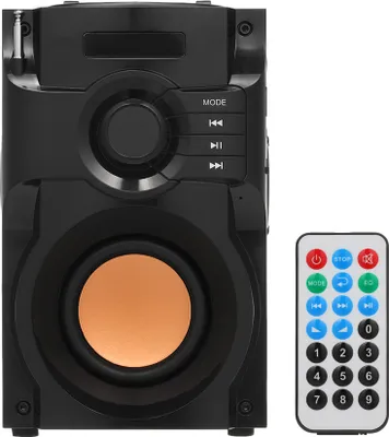 Obrázek produktu pro Velký výkon bezdrátového Bluetooth reproduktoru Stereo Subwoofer Silné basy Hudební přehrávač AUX-IN LCD displej FM rádio Slot pro TF kartu U pevný disk Přehrávání hudby[černá]