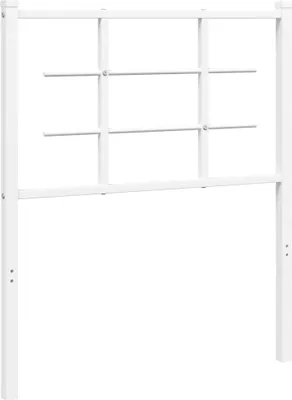 Produktbild von vidaXL Ersatz-Kopfteil Metall Weiß 75 cm