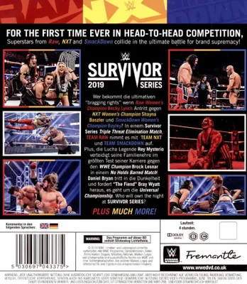 Produktbild von Wwe: Survivor Series 2019