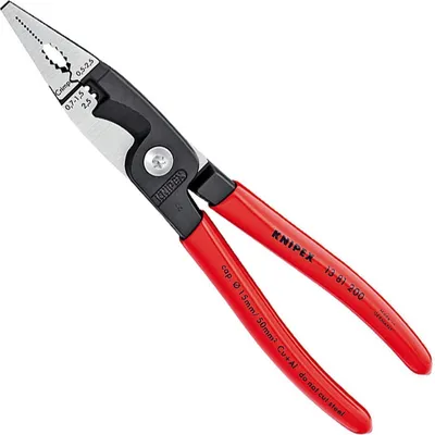 Produktbild von Knipex 13 81 200, Ausklinkzange, 1,5 cm, Kratzresistent, Schockresistent, Stahl, Kunststoff, Rot