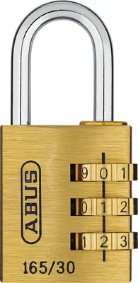 Produktbild von ABUS 201-31 Zahlenschloß Mes.165/30SB F, messingfarben