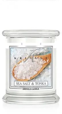 Productafbeelding van Kringle Candle geurkaars, pot, medium formaat, geur: zeewier en tonkaboon