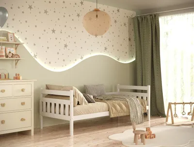 Immagine prodotto di Lettino per bambini Dawid con materasso, colore bianco, dimensioni 80/160 | Letto per ragazzi