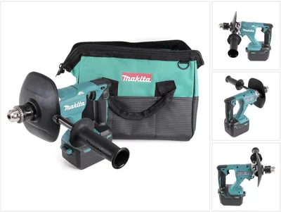 Obrázok produktu pre Akumulátorové miešadlo Makita DUT 131 Z 18 V 165 mm bez kefiek + taška - bez batérie, bez nabíjačky