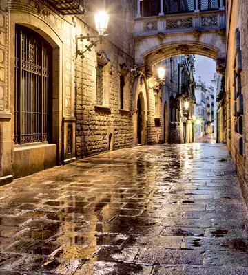 Produktbild von Fototapete - Ancient Street 225x250cm - Vliestapete
