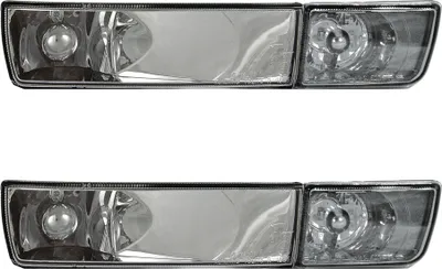 Immagine prodotto di Indicatore di direzione anteriore in vetro trasparente + fendinebbia per VW Golf 3 III / Vento da