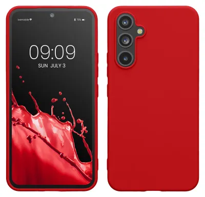 Produktbild von kwmobile Handyhülle für Samsung Galaxy A54 5G Hülle - TPU Case - Kabelloses Laden - Schutzhülle Cover in Sweet Cherry