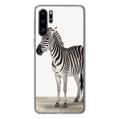 Produktbild von MuchoWow® Handyhülle Schutzhülle Hülle für Huawei P30 Pro Zebra - Mädchen - Tiere - Kinder - Jungen Silikon Softcase Handy Hülle - Schutzdeckel