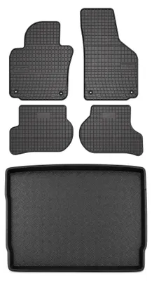 Immagine prodotto di Tappetini gomma SolidPRO + bagagliaio per Volkswagen Golf VI 2009-2012 5 pezzi