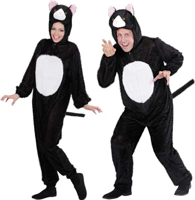 Produktbild von Kat Pluche Volwassene Onesie Kostuum M-L
