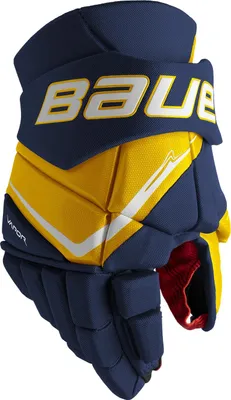 Produktbild von Handschuhe Bauer Vapor FLY40 Intermediate navy/gold 13 Zoll