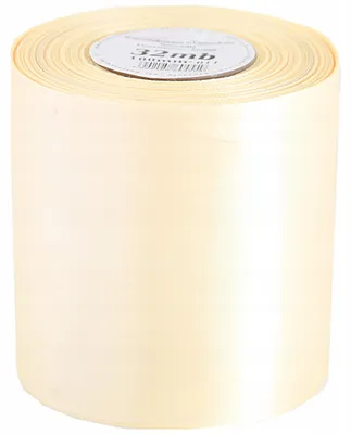 Produktbild von Pogotowie Florystyczno-Ślubne Breites Satinband 10cm Hellcreme 32m
