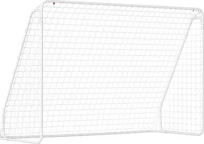 Obrázok produktu pre Futbalová bránka Fortuna Lai pre zápasy a tréningy, odolná voči UV žiareniu, robustná, kotvenie do zeme, biela