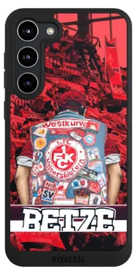Produktbild von NIVOCASE Handyhülle für Samsung Galaxy S23+  Hülle NIVOpure Case Schwarz 1. FC Kaiserslautern 1. FCK Offizielles Lizenzprodukt