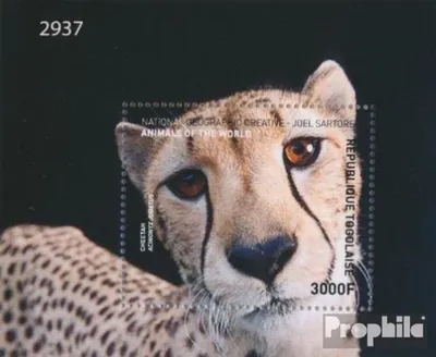 Produktbild von Briefmarken Togo 2016 Mi Block 1397 (kompl. Ausgabe) postfrisch Große Katzen