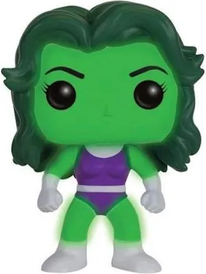 Immagine prodotto di FUNKO POP CULTURE MARVEL COMICS SHE HULK GITD GLOWS FIGURINA IN VINILE NUOVA!  Funko