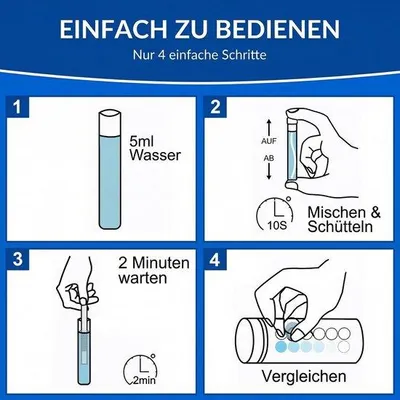 Productafbeelding van Fosfaattestkit, zwembadfosfaattestkit, 50 fosfaatteststrips voor zwembad, spa, whirlpool, aquarium en visbak, geschikt