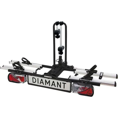 Zdjęcie produktu dla Pro-User Diamant, Bagażnik na rowery, Mocowanie podróżne tylne, Aluminium, Stal, Srebrny
