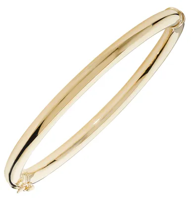 Produktbild von Klassischer 9 Karat (375) Gold Damen - Klappbar Armreif - 6 Gramm; TRS142619KY