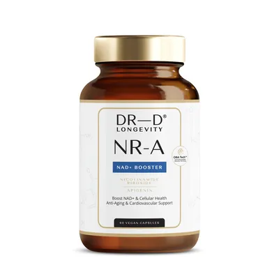 Produktbild von NR-A Nicotinamid-Ribosid NAD+ Booster – Anti-Aging, Energie & Zellregeneration 60 Kapseln | DR-D