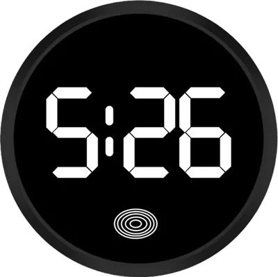 Produktbild von Digitale Armaturenbrettuhr fürs Auto, Autouhr, LED-Zeitanzeige, berührungsaktivierte Autouhr, zum Aufkleben auf die Uhr für das Armaturenbrett