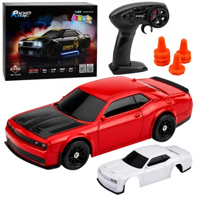 Produktbild von RC-Driftauto 4WD 1:43 Rot mit Wechselkarosserie