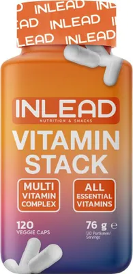 Produktbild von Inlead Vitamin Stack (120 Caps) Unflavoured - Vitamine,  Mineralien & Gesundheit - Vitamine