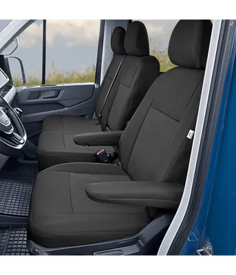 Produktbild von Volkswagen Crafter ab 2016 Front Sitzbezüge Fahrersitzbezug Doppelbankbezug mit Tisch