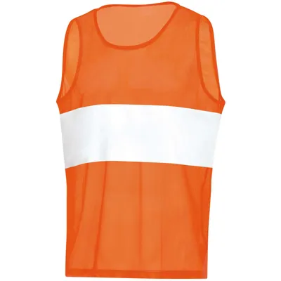 Produktbild von JAKO Unisex Kennzeichnungshemd Stripe, Farbe:neonorange, Größe:Senior