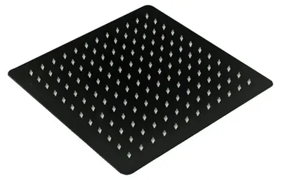 Obrázek produktu pro Sprchová hlavice, režim dešťové sprchy, nastavitelné úhly, černá barva, průměr 30 cm
