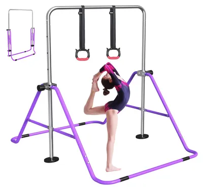 Imagen del producto de Columpio para niños, con altura ajustable, plegable, apto para uso en interiores y exteriores