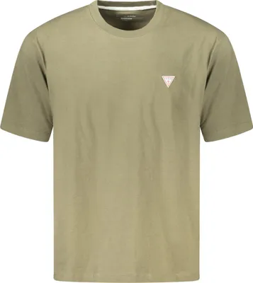 Image de T-shirt ample en Coton pour hommes, vert, avec logo appliqué