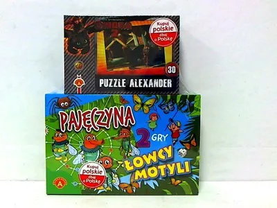 Zdjęcie produktu dla Pajęczyna / Łowcy motyli. 2 gry planszowe