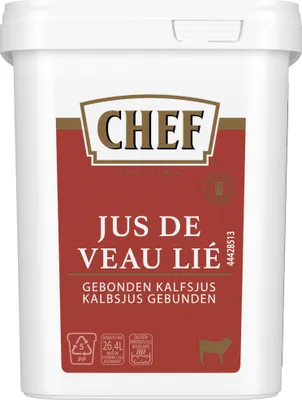 Produktbild von CHEF Basis für Kalbsjus gebunden und getrocknet Packung 660g