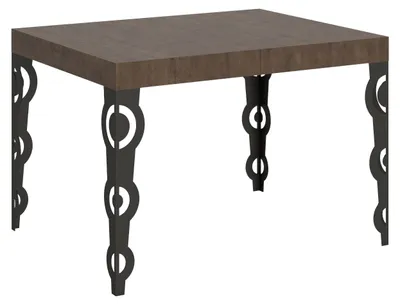 Immagine prodotto di Tavolo Allungabile 110-194x70x77 cm Karamay Noce e Antracite