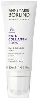 Produktbild von Annemarie Börlind NATUCOLLAGEN BOOST Hals & Dekolleté Serum 50 ml, Körperserum, Frauen, Jeder Hauttyp, Anheben, Feuchtigkeitsspendend, Nährend, Glättend, Tube, AQUA [WATER], ALCOHOL, GLYCERIN, LIMNANTHES ALBA SEED OIL [MEADOWFOAM], SCLEROCARYA BIRREA SEED...