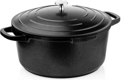 Produktbild von Westinghouse 28cm Kochtopf für alle Herdarten, Backofenfest, Silikongriff, black