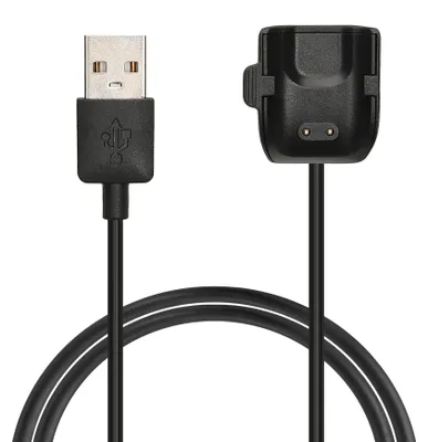 Produktbild von kwmobile Smartwatch Ladekabel für Samsung Galaxy Fit 2 USB Ladekabel für Smartwatch - Smart Watch Aufladekabel - Fitnesstracker Ersatzkabel - Schwarz