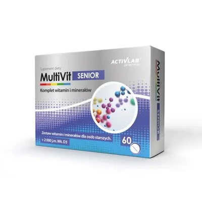 Image de MultiVit Senior set de vitamines et de minéraux pour les personnes âgées