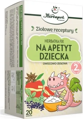 Produktbild von Herbapol Tee für Kinderappetit 20 Beutel.
