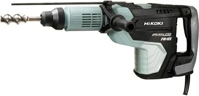 Zdjęcie produktu dla Hikoki DH52MEY, SDS Max, Czarny, Zielony, Szary, Silnik bezszczotkowy, Zabezpieczenie przed przegrzaniem, Przeładowanie, 5,2 cm, 110 RPM