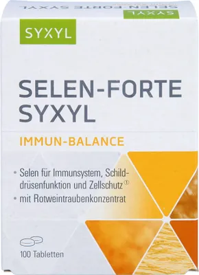 Zdjęcie produktu dla Tabletki równoważące odporność SYXYL Selenium-Forte, 100 tabletek
