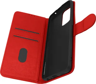 Image de Avizar, étui portefeuille en simili cuir pour Oppo A94 5G, de couleur rouge