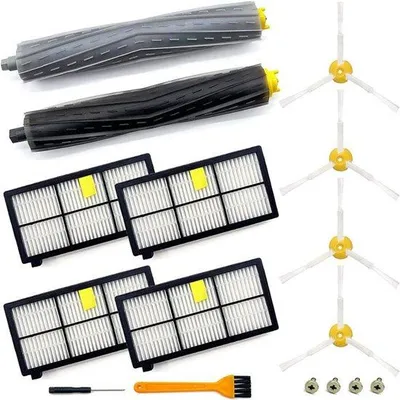 Productafbeelding van Accessoires voor stofzuigers: filters, zijborstels en een set hoofdborstels (16 stuks)