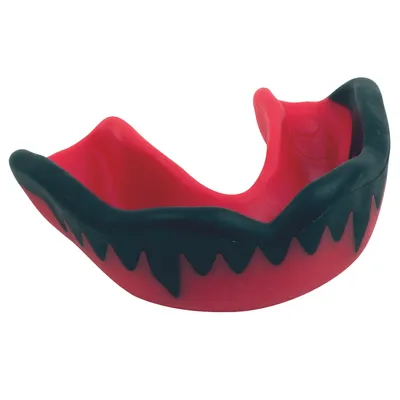 Image de Protège-dents Gilbert Zahnschutz, rouge et noir - Protège-dents pour enfants, boîte de 10 pièces