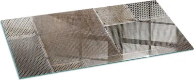Zdjęcie produktu dla Płyta chroniąca przed iskrami - Szklana płyta podstawy do pieca opalanego drewnem - Podkład kominkowy wykonany ze szkła - 125x50 cm - Ognioodporna płyta podstawy pieca - Żaroodporna płyta ochronna do kominka - Przezroczysta szklana płyta ochronna podstawy - Kolor biały