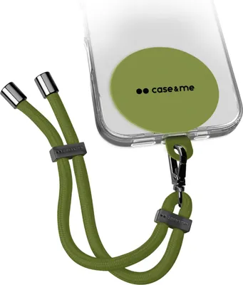 Produktbild von Case & Me CMUNILACEBRACG, Handgelenkriemen, Grün, 1 Stück(e), 75 mm, 20 mm, 128 mm